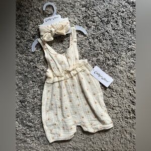 Emily and Oliver babygirl romper